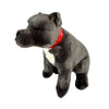Storm - Staffy - 32cm sitting, grey