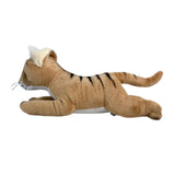 Plush thylacine toy on a white background