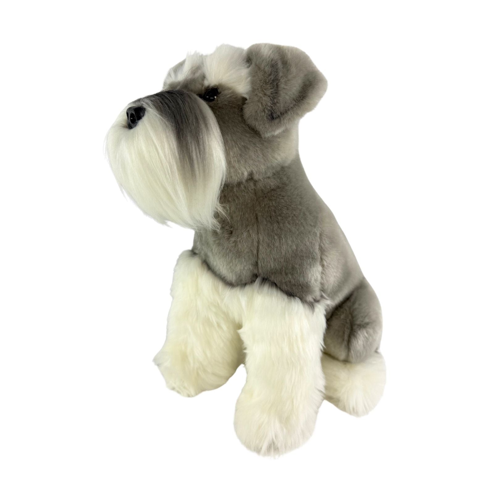 Watson Schnauzer plush toy sitting