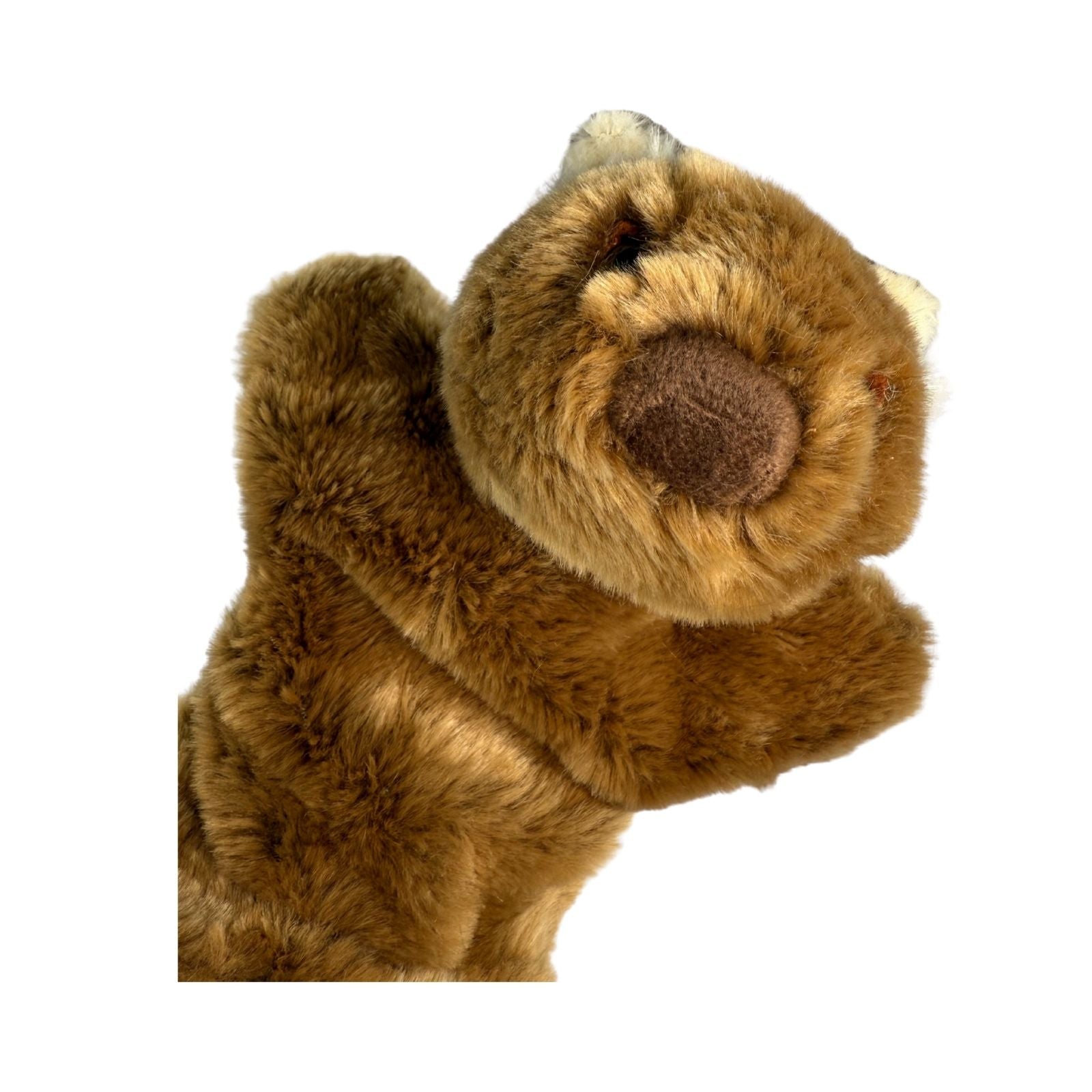 Womble wombat hand puppet front view