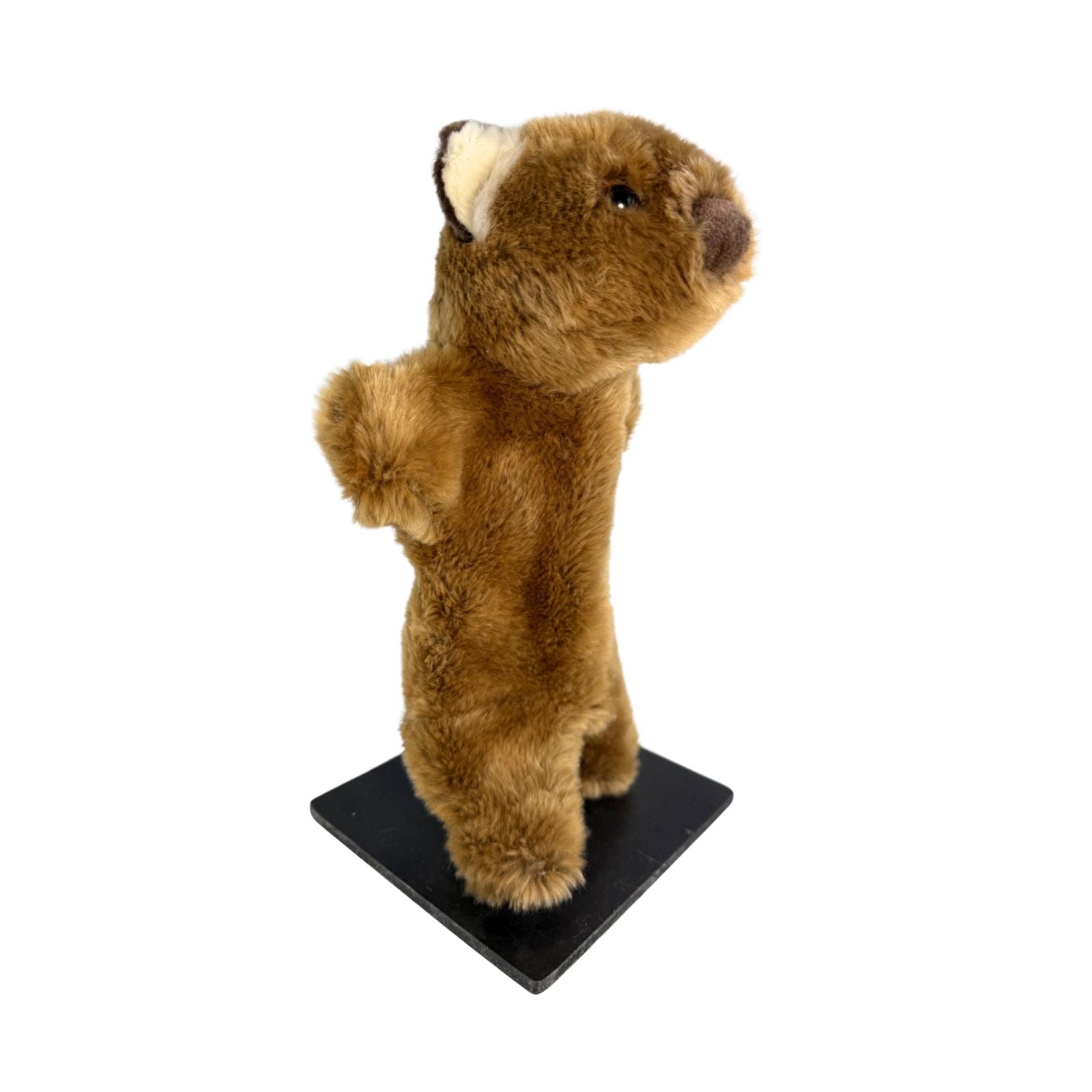 Womble wombat hand puppet side view