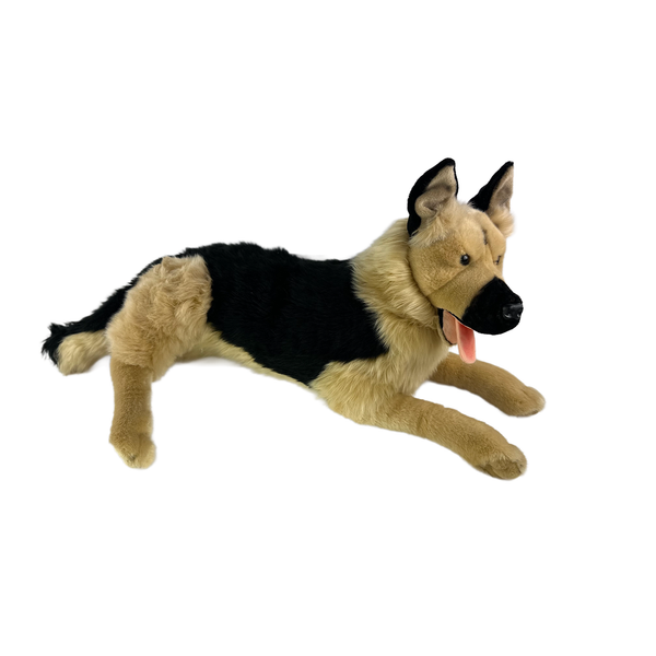 Apollo - German Shepherd with satin pocket - 64cm lying