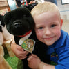 DJ - Staffy - 32cm sitting, black