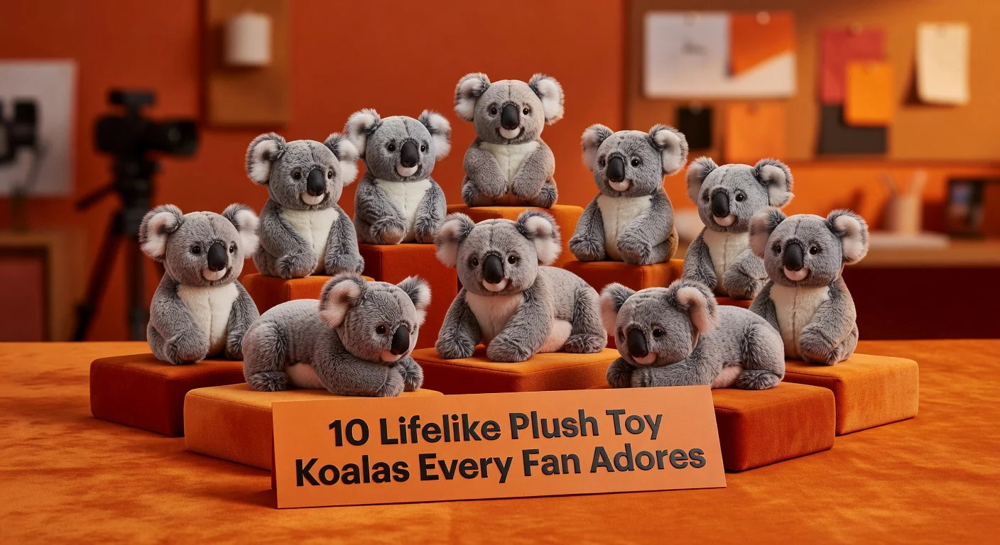 Professional header image for list-based article: 10 Lifelike Plush Toy Koalas Every Fan Adores