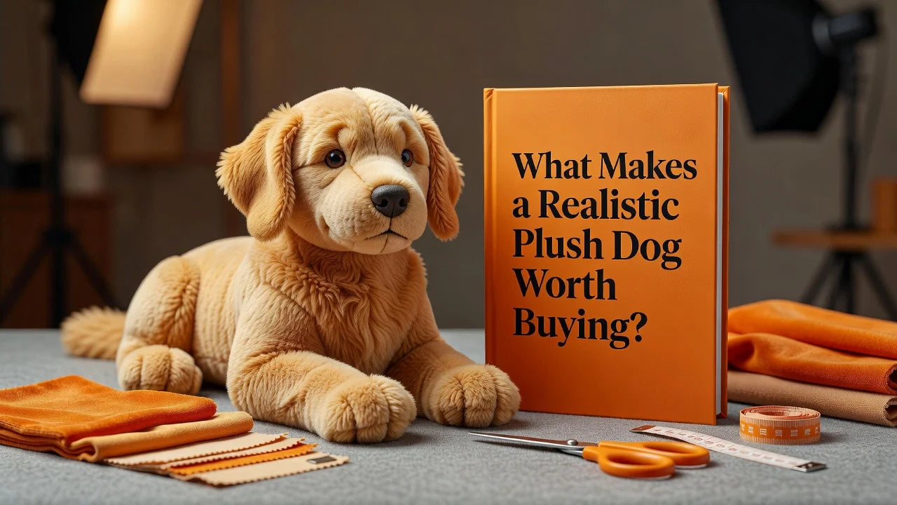 Professional header image for list-based article: What Makes a Realistic Plush Dog Worth Buying?