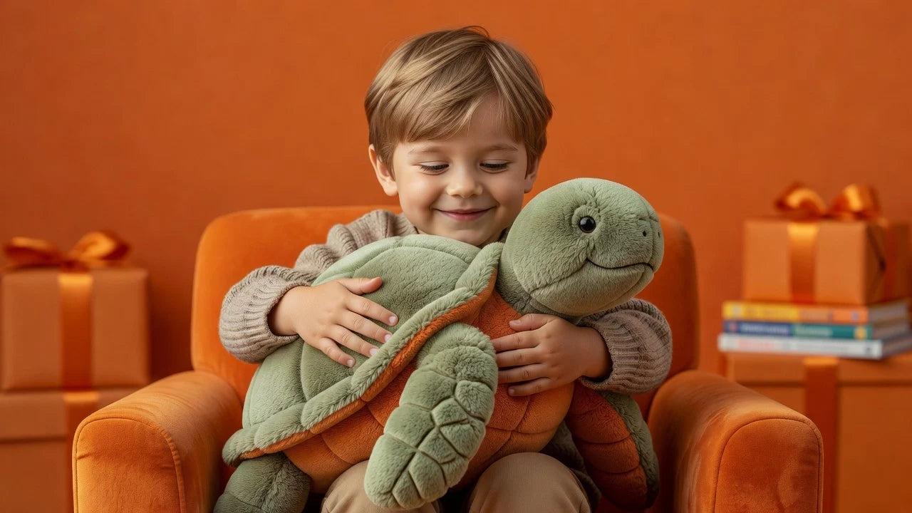 Professional header image for list-based article: Why a Stuffed Animal Turtle Makes the Perfect Gift