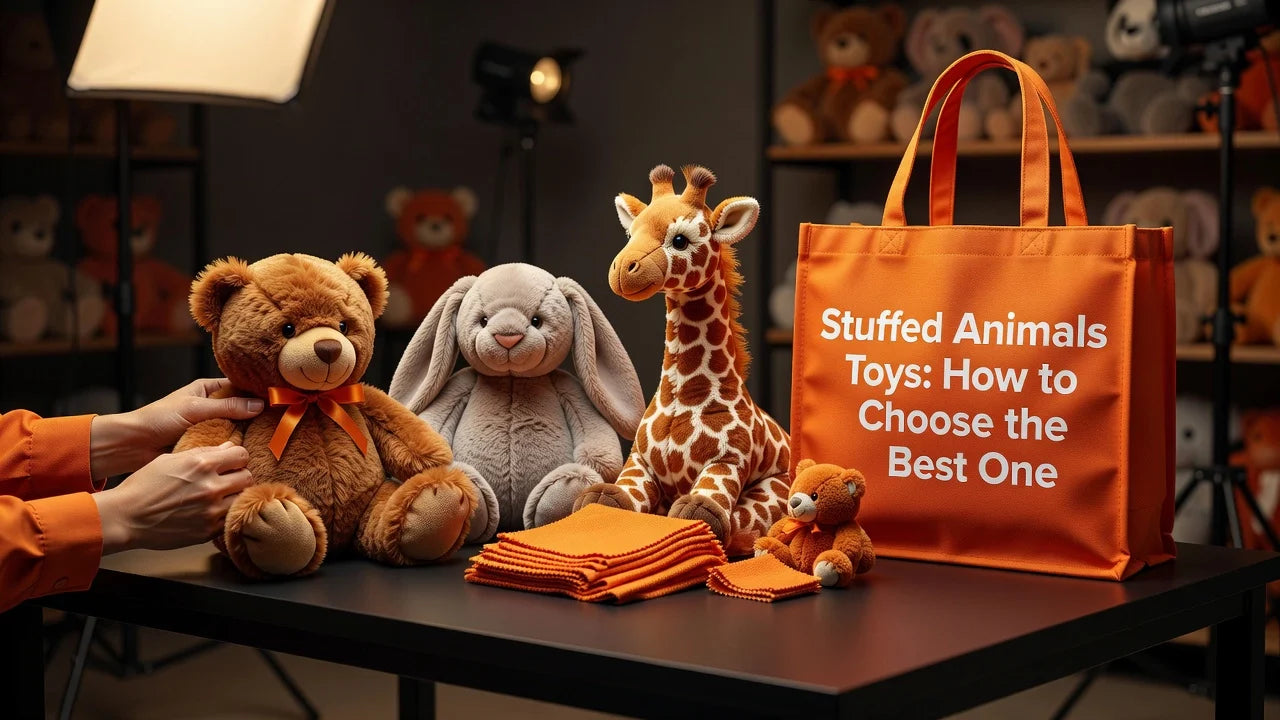Professional header image for list-based article: Stuffed Animals Toys: How to Choose the Best One