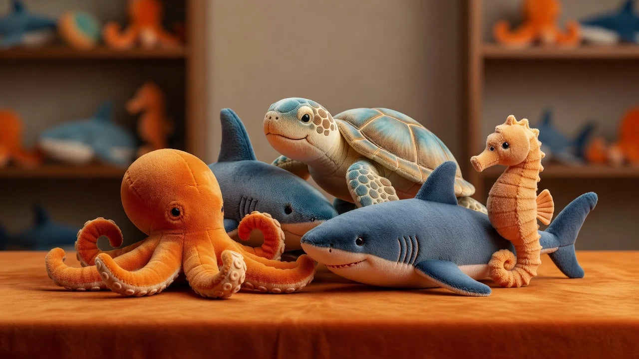 Professional header image for list-based article: Sea Animal Plushies Worth Adding to Your Collection