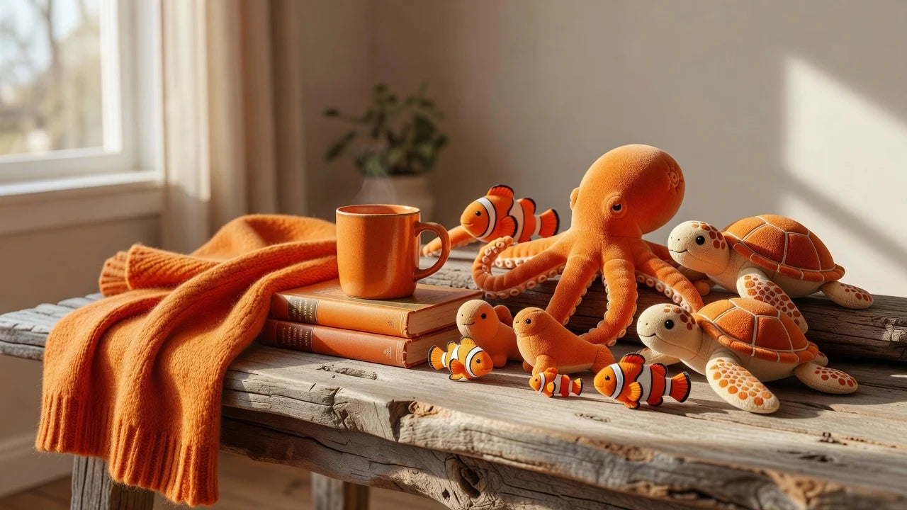 Professional header image for list-based article: The Best Stuffed Sea Animals for Ocean Lovers and Gift-Gi...