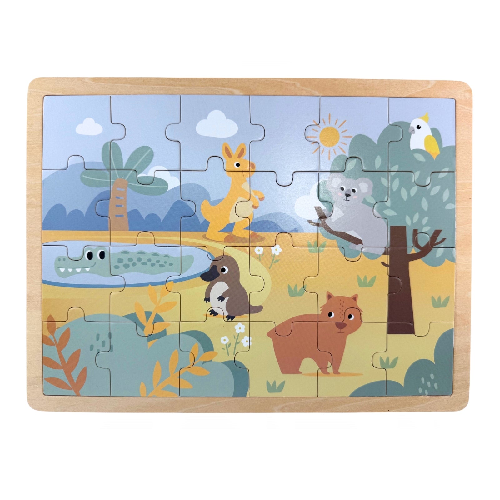 Aussie Animals Wooden Puzzle
