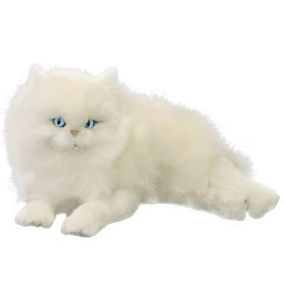 Snowflake (Persian Cat - 38cm lying, white)