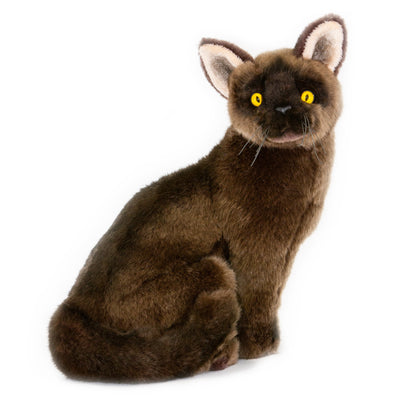 Nutmeg (Burmese Cat - 26cm sitting, chocolate brown)