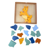Wooden Block Puzzle Kangaroo