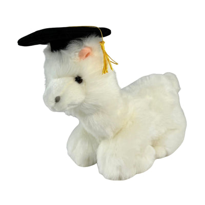 Gradhat Alfredo With Graduation Hat - Alpaca - 25cm lying, white