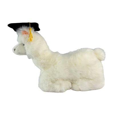 Gradhat Alfredo With Graduation Hat - Alpaca - 25cm lying, white