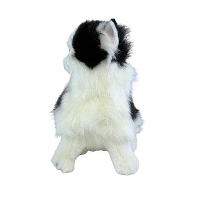 Angus (Piebald Cat - 34cm sitting, black and white)