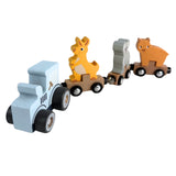 Aussie animals magnetic wooden train