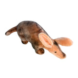 Aardvark a handmade realistic soft stuffed plush toy with airbrushed details.