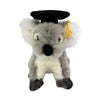 Athena Koala plush toy wearing a graduation hat