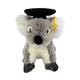 Athena Koala plush toy wearing a graduation hat