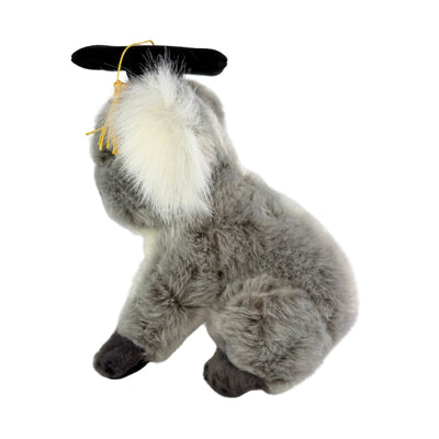 Gradhat Athena - Petal with Graduation Hat - Koala- 18cm sitting