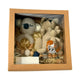 Aussie baby shower gift box with knitted koala and bear toys