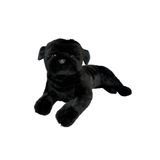 cute large-sized black pug plush toy