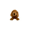 red or brown dachshund puppy plush toy
