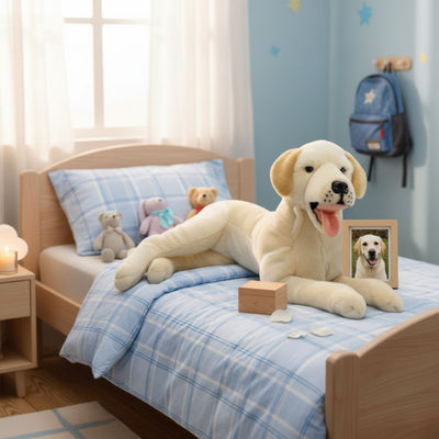 Bella - Labrador with satin pocket - 62cm lying