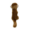 a realistic small-size stuffed Meerkat soft toy in a standing position.