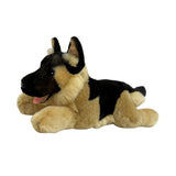 black face German shepherd plush toy