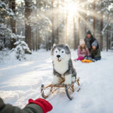 Siberian Husky soft plush toy