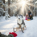 Siberian Husky soft plush toy