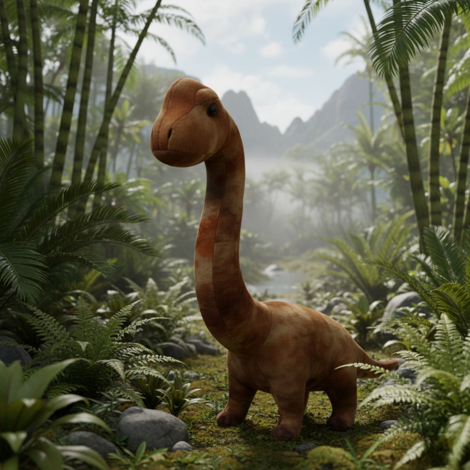 high quality-made Brachiosaurus dinosaur soft stuffed plush toy
