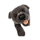 Blue Staffordshire Bull Terrier plush puppy toy