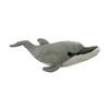 Celia realistic dolphin plush toy with soft grey fabric