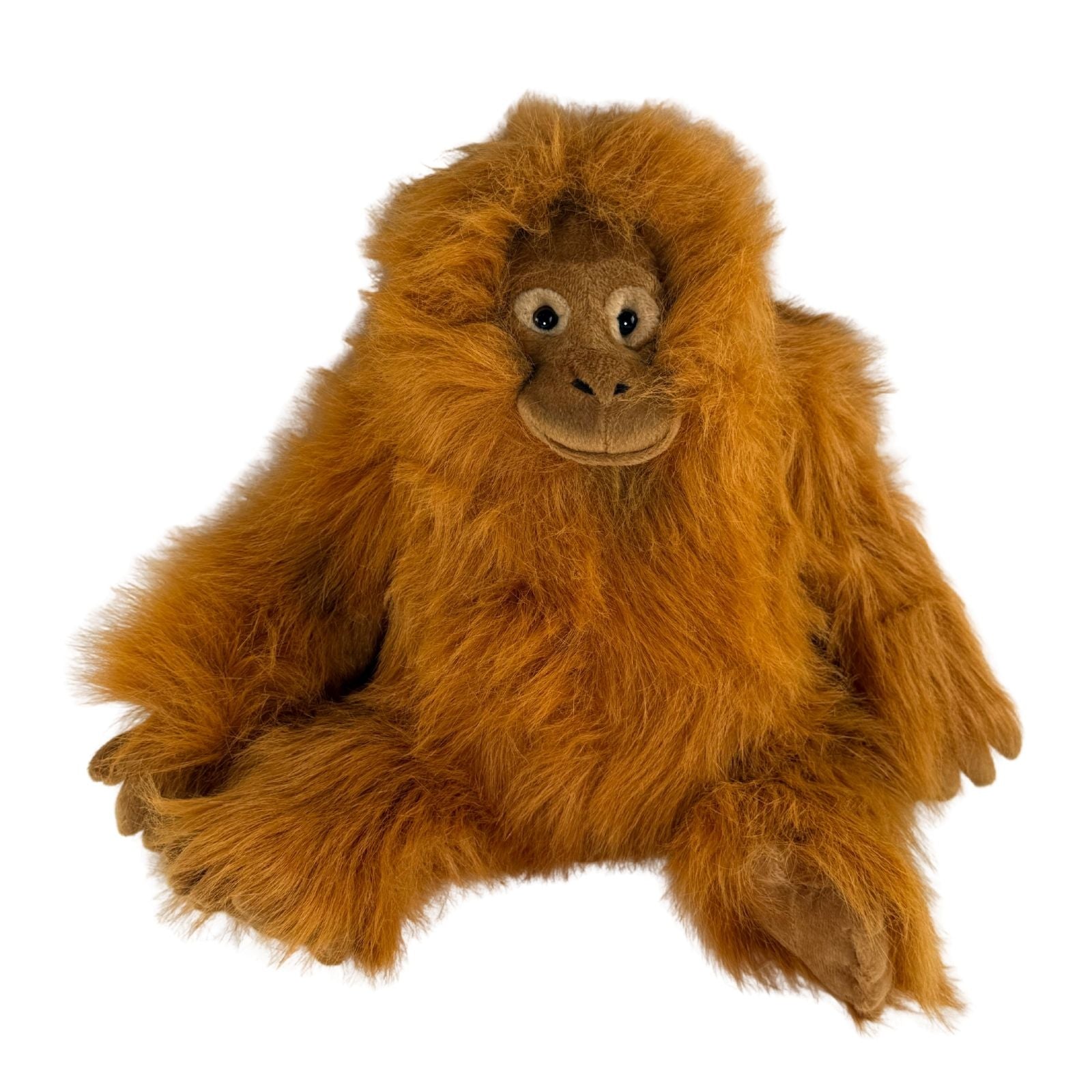 Orange Orangutan baby soft stuffed plush toy