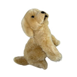 Chanel Golden Retriever plush toy with realistic soft fur