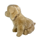 Chanel realistic Golden Retriever plush toy side profile