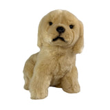 Chanel realistic Golden Retriever plush toy with soft fur