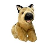 Chief German Shepherd realistic plush toy sitting