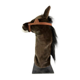 Side view of Clydesdale Horse plush golf club headcover
