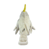 Back view of Cockatoo plush golf club headcover