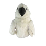 Front view of Cockatoo plush golf club headcover