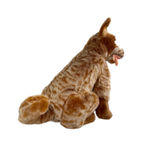 Realistic Australian Cattle Dog Plush Toy Sitting