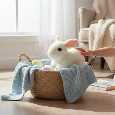 Cotton - Bunny - 25cm standing, white