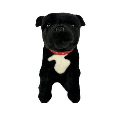 DJ (Staffy - 32cm sitting, black)