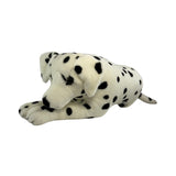 Denzel Dalmatian plush toy dog lying rear view