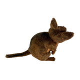 Plush toy Pademelons on a white background