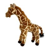 Elliot giraffe plush toy showing side view